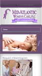 Mobile Screenshot of midatlanticwomenscare.com